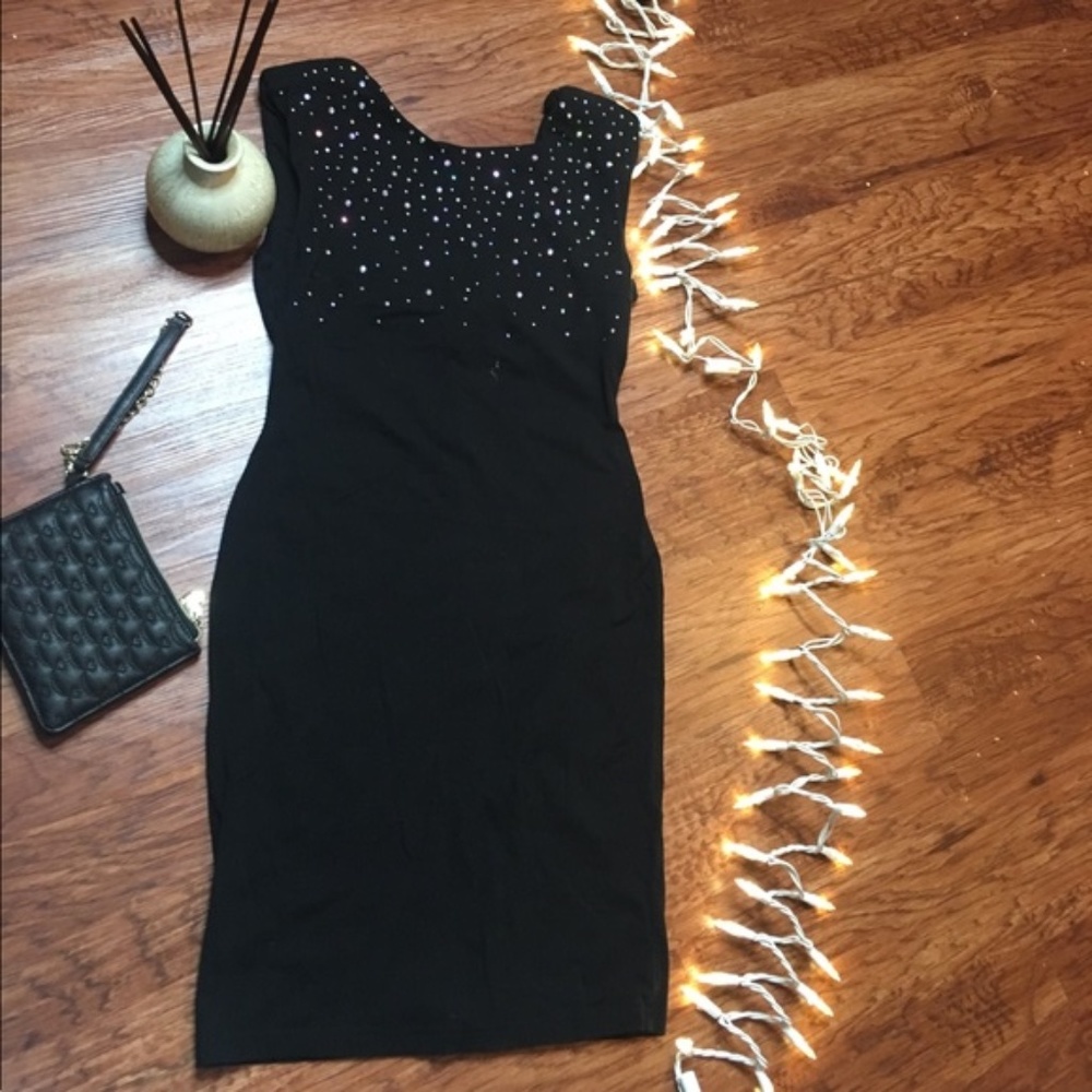 H&M Bodycon Open Back Dress